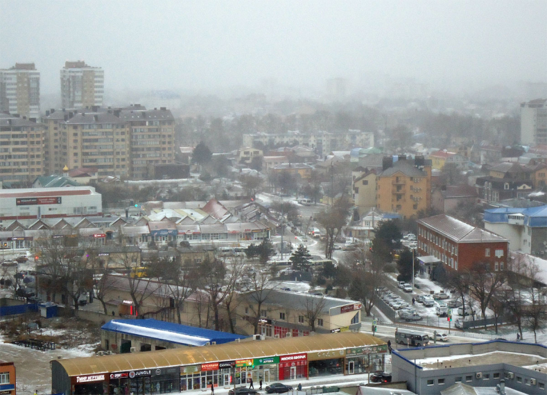 Город сегодня: 7 февраля 2023 года. В Анапе выпал первый снег