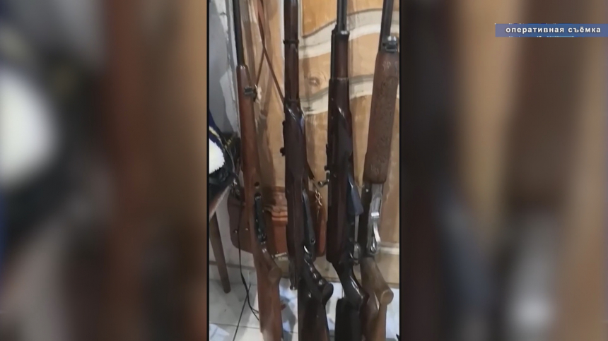 В Анапе обнаружен нелегальный арсенал оружия