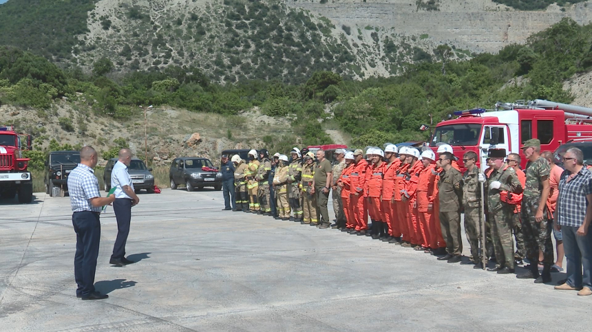 Внезапные учения: экстренные службы Анапы показали готовность к тушению природных пожаров