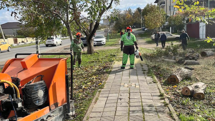 Коммунальные службы Анапы продолжают уборку улиц