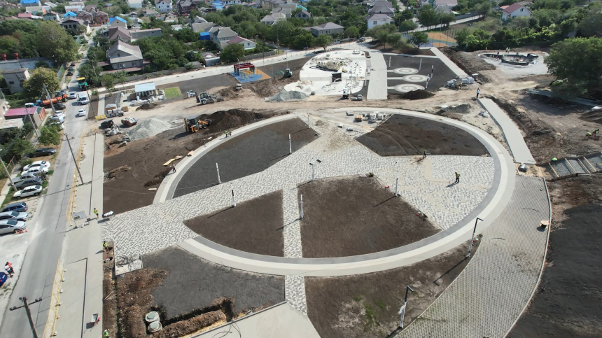 В Супсехе завершается строительство нового парка