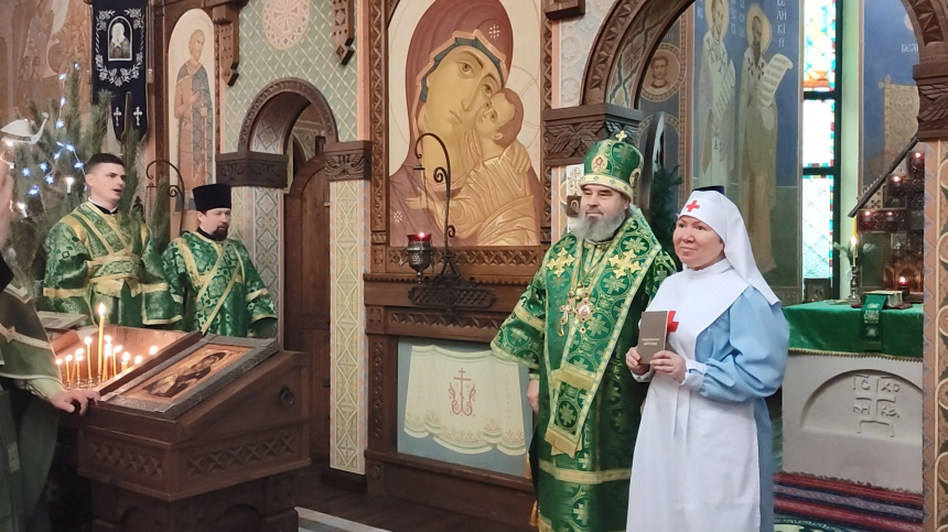 Архиерей Новороссийской епархии епископ Феогност провел праздничное богослужение