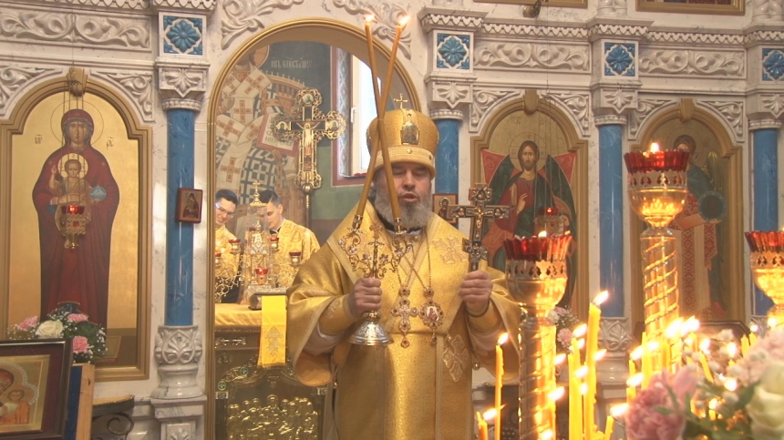 Епископ Новороссийский и Геленджикский Феогност провёл службу в Анапе