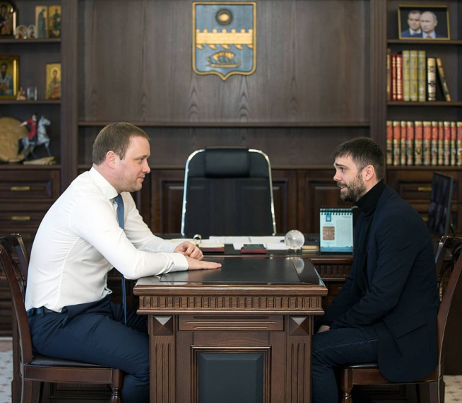 Василий Швец встретился с лауреатом краевого губернаторского проекта «Лидеры Кубани»