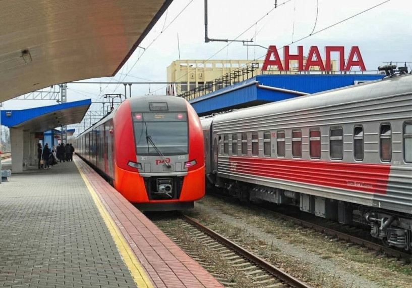 РЖД запустит дополнительные поезда на курорты Кубани