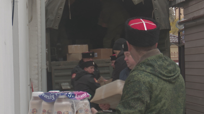 Анапские казаки собрали более 6 с половиной тонн гуманитарной помощи