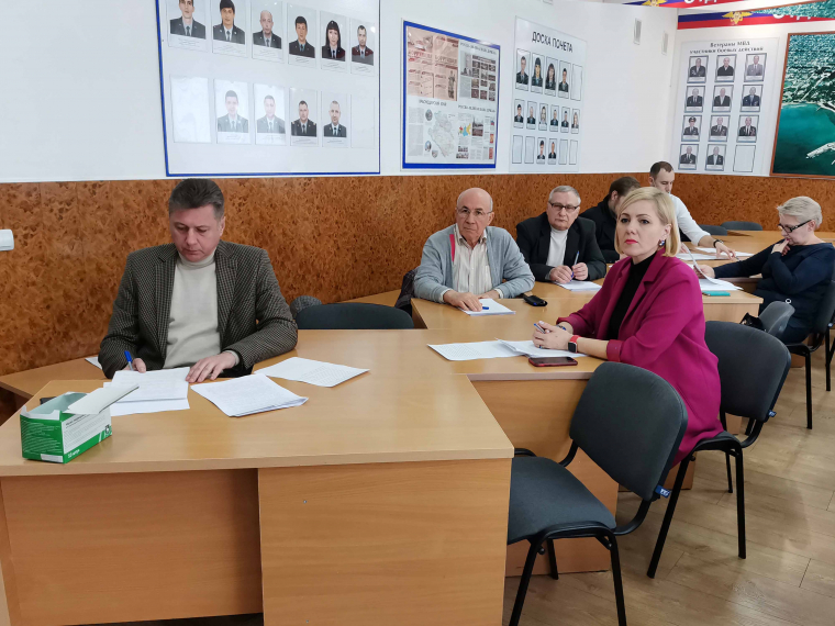 В Отделе МВД России по городу Анапе состоялось заседание Общественного совета