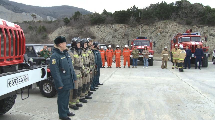 Готовность сил и средств РСЧС к пожароопасному периоду проверили в Анапе