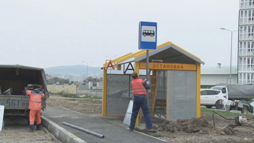 В микрорайоне «Горгиппия», на Супсехском шоссе, теперь есть остановки общественного транспорта