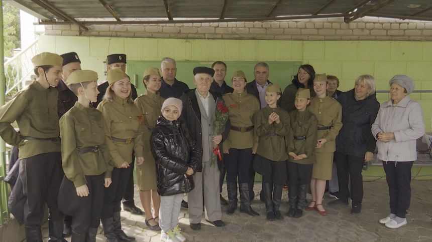 В станице Анапской чествовали ветерана Великой Отечественной