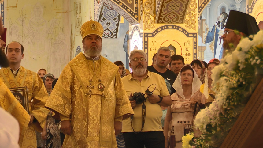 В День Крещения Руси Епископ Новороссийский и Геленджикский Феогност провел богослужение в Анапе