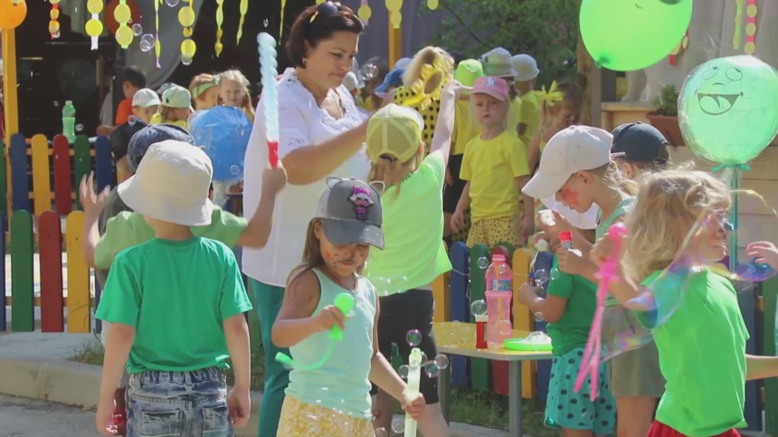 В детском садике «Орленок» прошёл  «Фестиваль ярких красок»