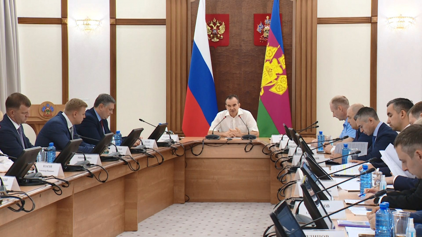 Губернатор Кубани провел совещание по реализации нацпроектов