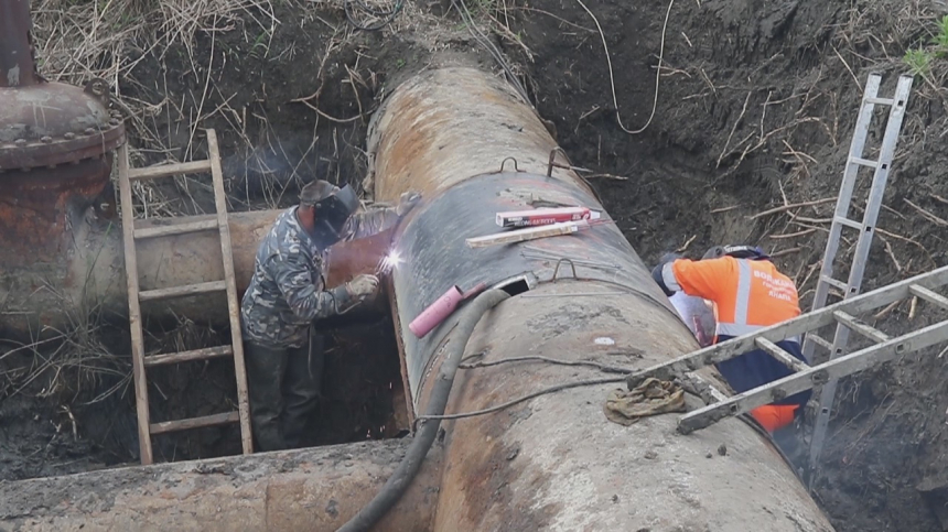 В Анапе завершается самый масштабный, за все время, ремонт магистрального водопровода