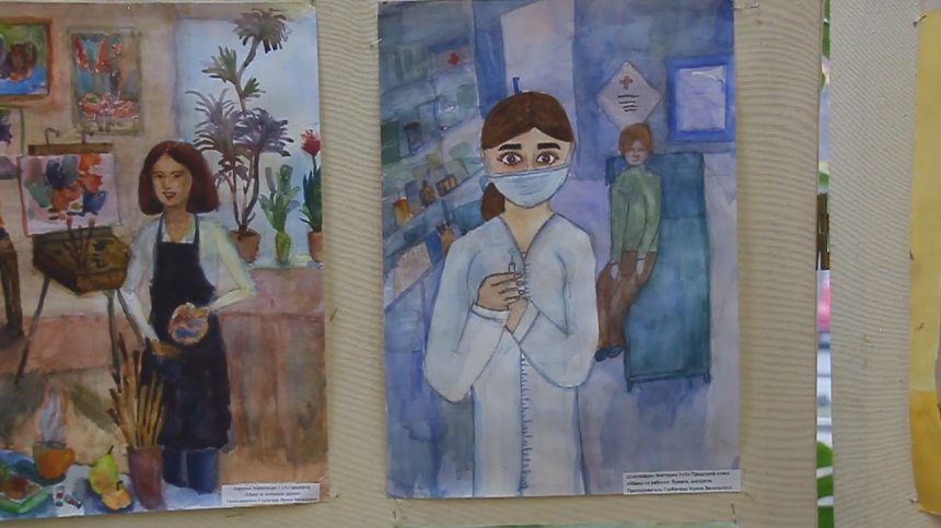 В детской художественной школе Анапы открылись две новых выставки