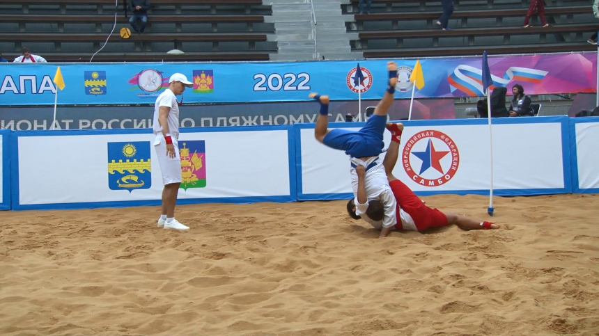 Анапчане завоевали 4 медали Чемпионата России по пляжному самбо