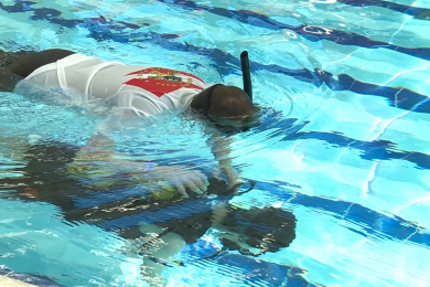 В преддверии Международного Дня Инвалида анапский дайвинг-центр  организовал заплыв с аквалангами